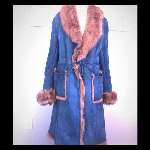 Jackets & Blazers - Katherine Kelly Fur and Suede Coat